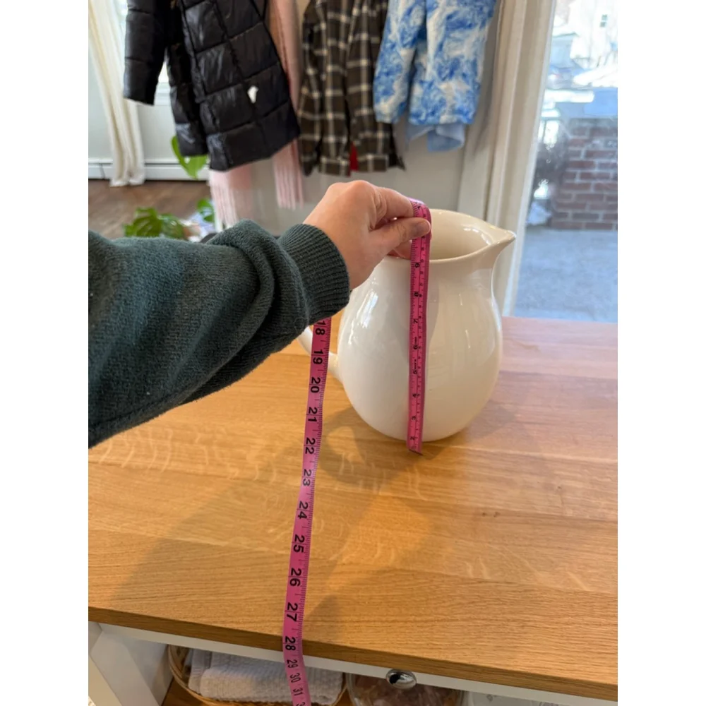 RP Home White Ceramic Pitcher One Size - Picture 4 of 5